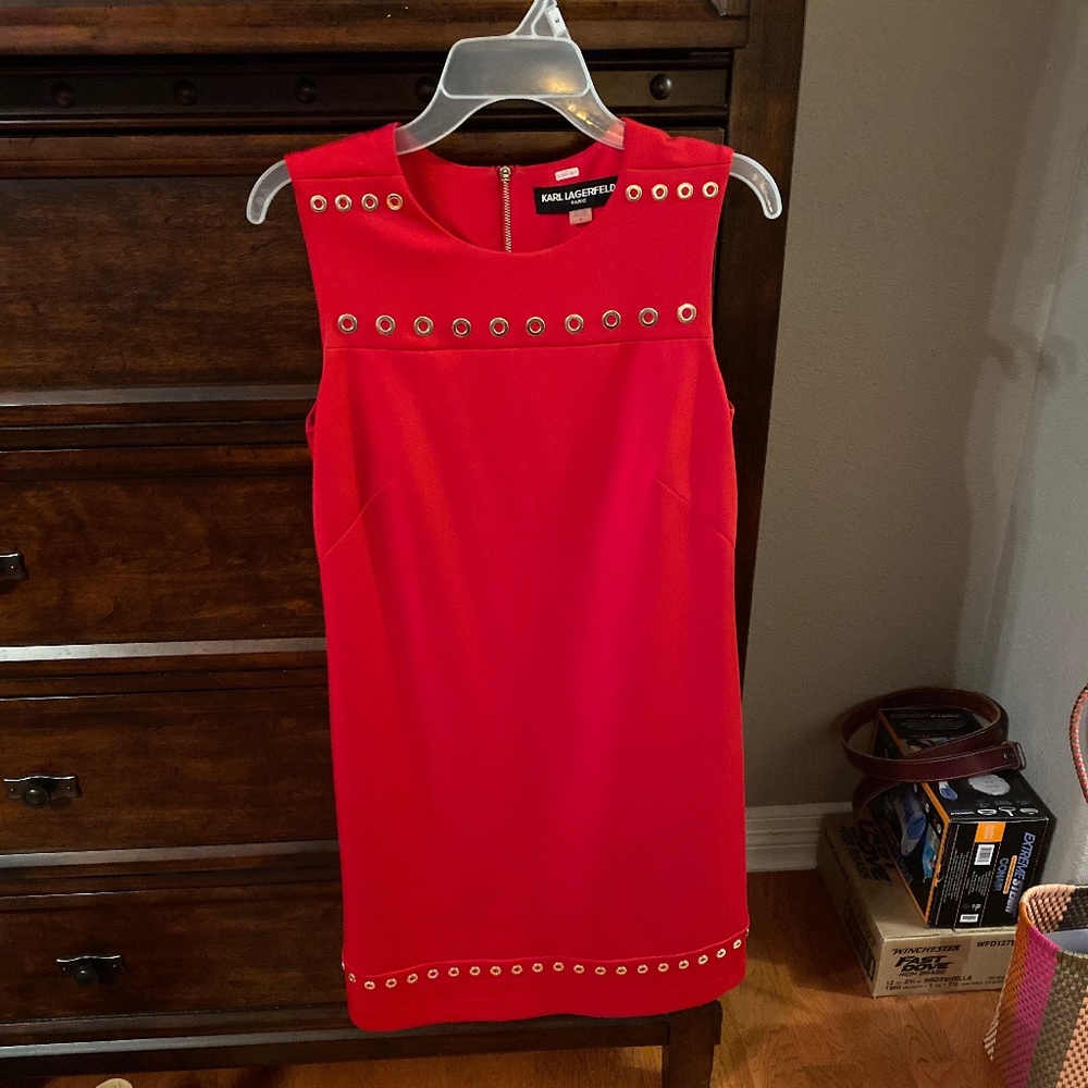Red Karl Lagerfeld Dress